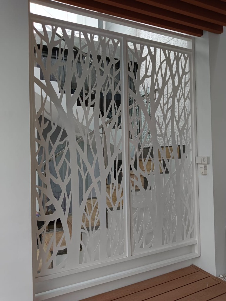 Pintu Lipat Laser Cutting Ornamen 3